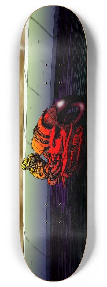 cyborg biker 8 Inch Skateboard Deck