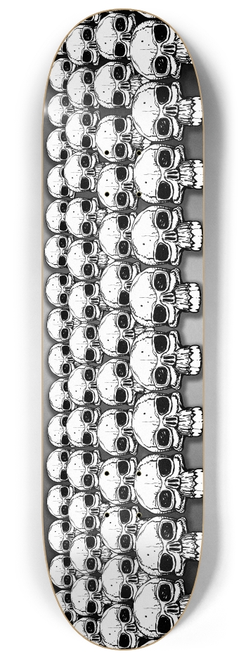 sea of skulls 8-1/4 Skateboard Deck