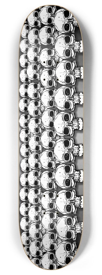 sea of skulls 8 Inch Skateboard Deck