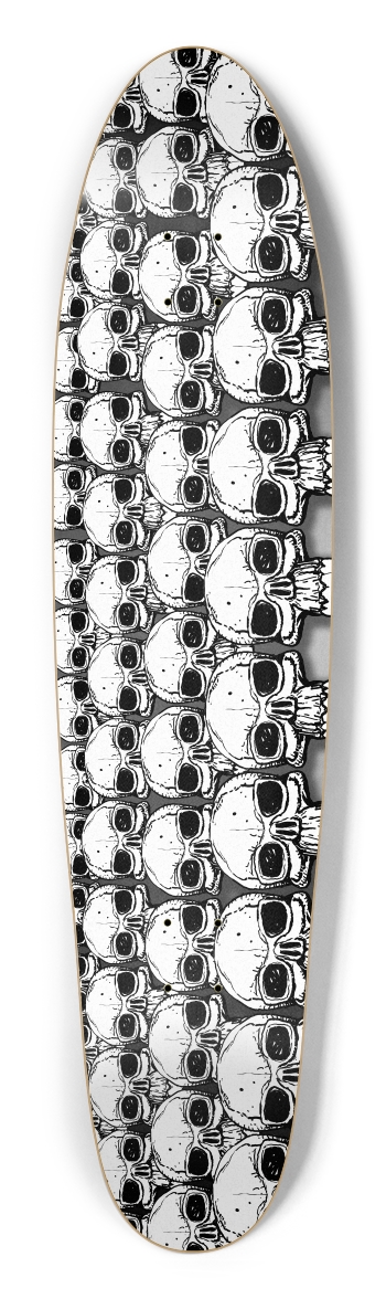sea of skulls Longboard Shape