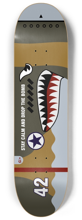 planes_tiger 8-1/4 Skateboard Deck