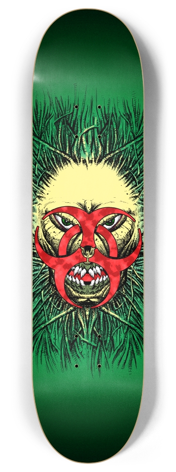 biohazard 8 Inch Skateboard Deck