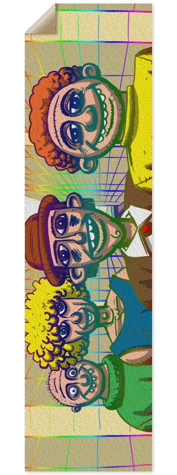 shiny happy people 9 x 33 Inch Griptape