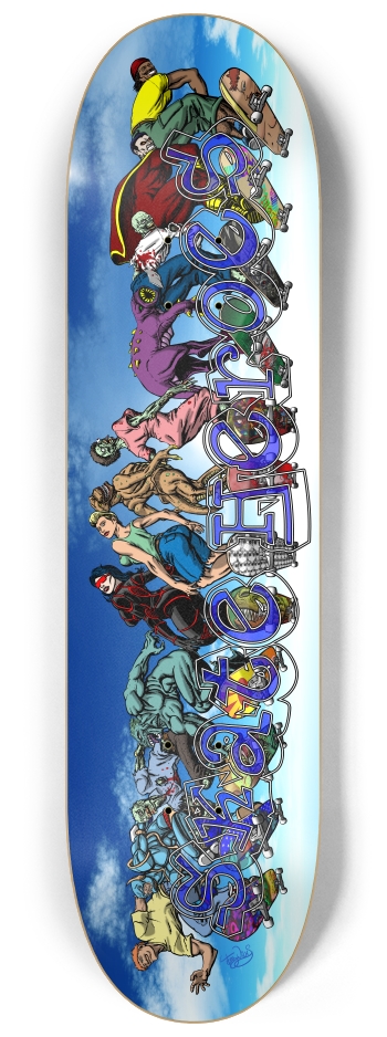 skate heroes 8-1/4 Skateboard Deck