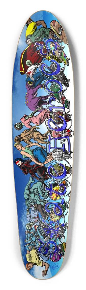 skate heroes Longboard Shape