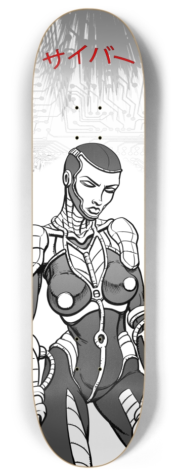 cyber 8 Inch Skateboard Deck
