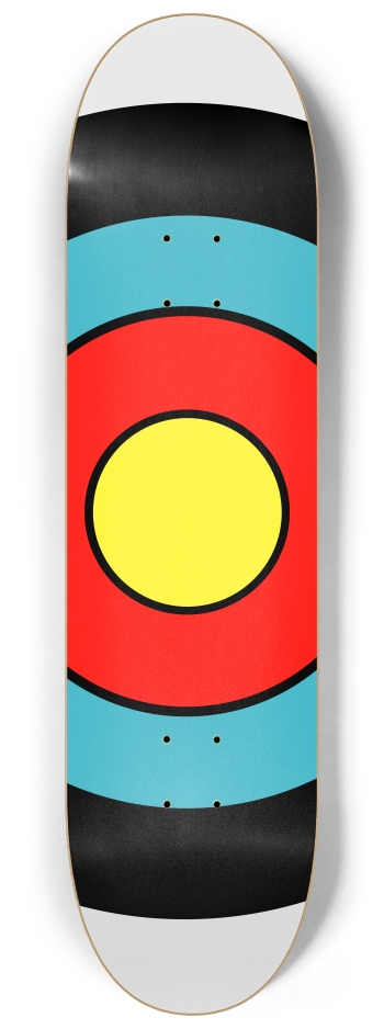 Bullseye 8-1/4 Skateboard Deck