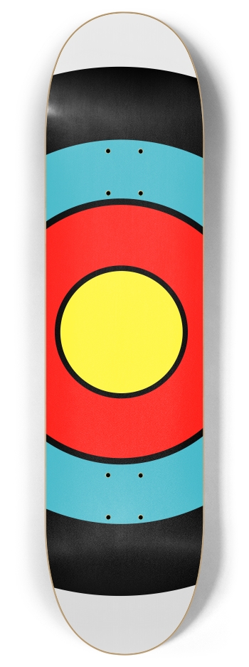 Bullseye 8 Inch Skateboard Deck
