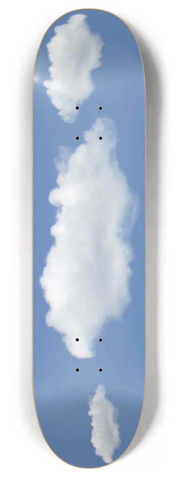 Clouds 8 Inch Skateboard Deck