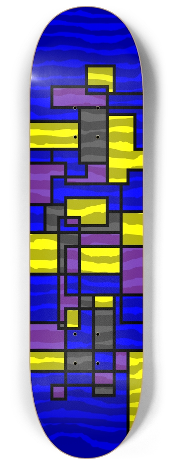 Blue Rauhaus 8-1/4 Skateboard Deck