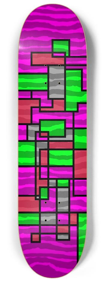 Pink Rauhaus 8-1/4 Skateboard Deck