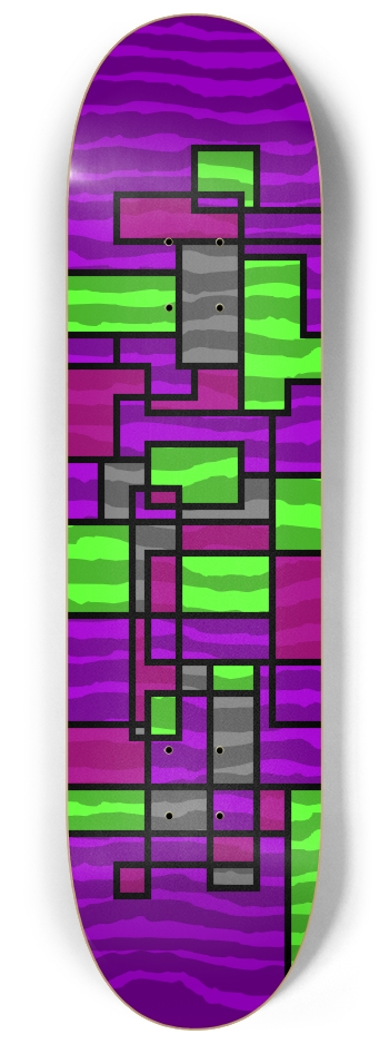 Purple Rauhaus 8-1/4 Skateboard Deck