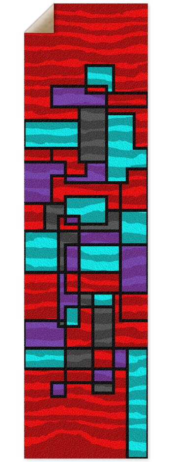 Red Rauhaus 9 x 33 Inch Griptape