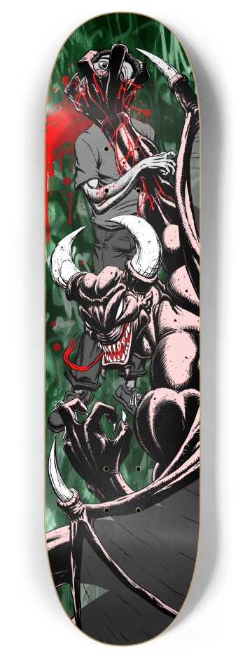 demon death 8 Inch Skateboard Deck
