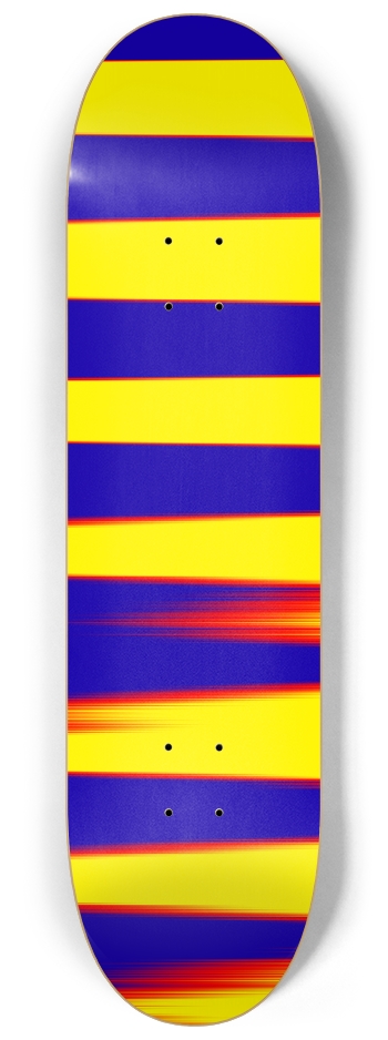 Lined 8-1/4 Skateboard Deck