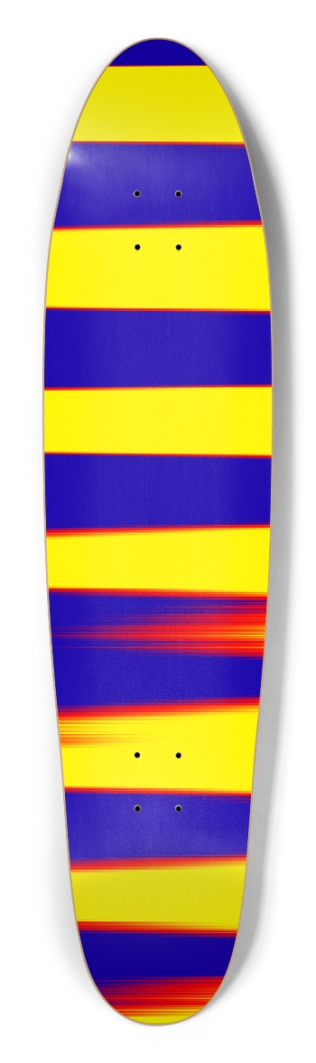 Lined Longboard Shape