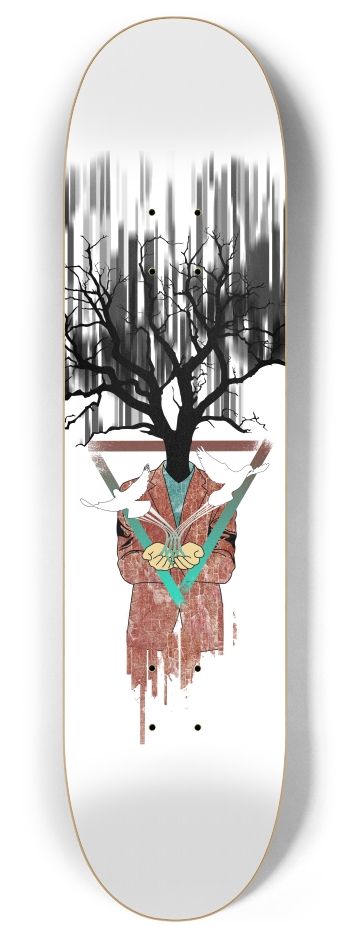 Tree Man 8 Inch Skateboard Deck