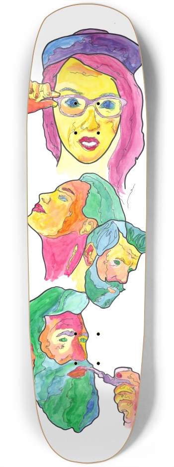 Watercolor Square Nose