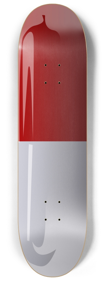 Pill Poppin' 8-1/4 Skateboard Deck