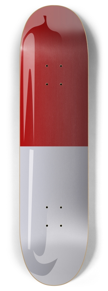 Pill Poppin' 8 Inch Skateboard Deck