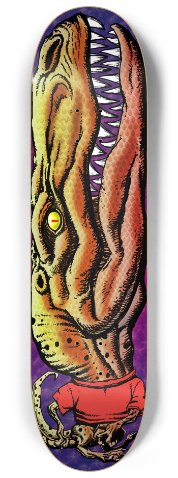 t-dex gold 8-1/4 Skateboard Deck