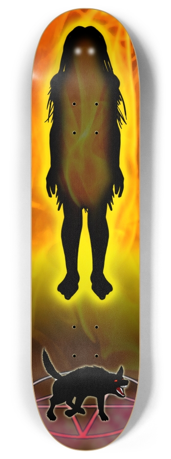 fire witch 8 Inch Skateboard Deck
