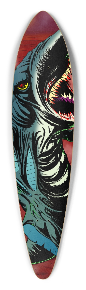 wereshark Pintail Longboard