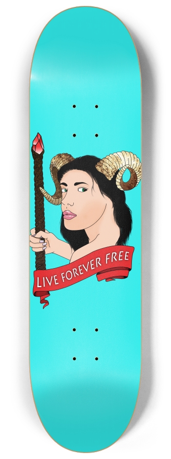 Live Forever Free 8-1/4 Skateboard Deck