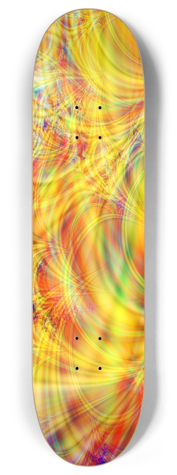 Magnetic Field of the Sun 8 Inch Skateboard Deck