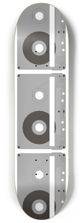 Cassette Tape 8-1/4 Skateboard Deck