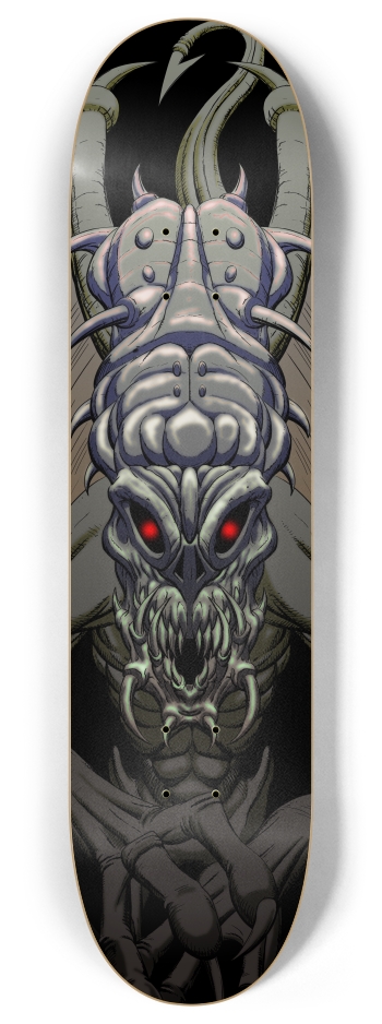 demon skull mono 8 Inch Skateboard Deck