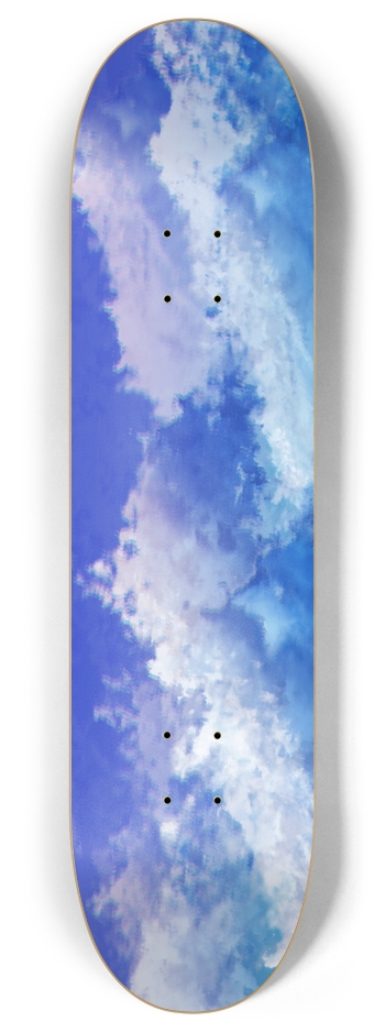 Clouds 8 Inch Skateboard Deck