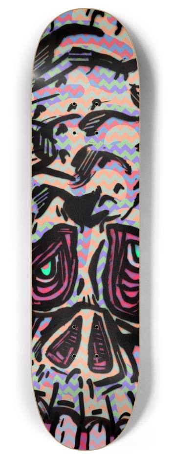 chevron face 8 Inch Skateboard Deck