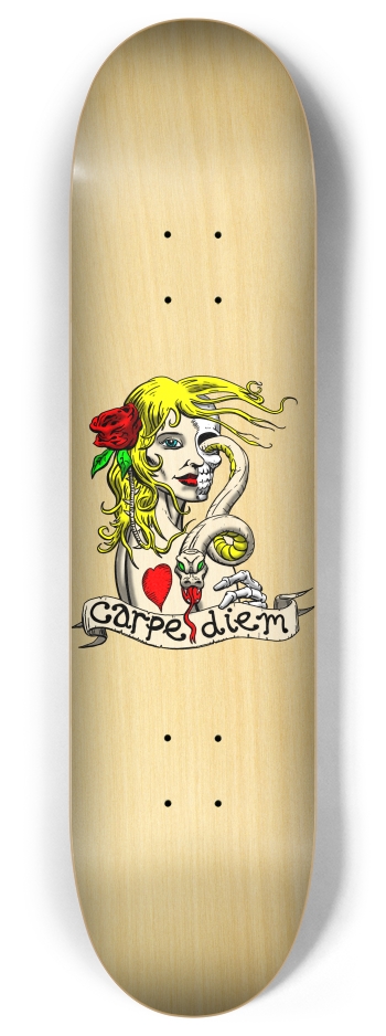 carpe diem 8 Inch Skateboard Deck