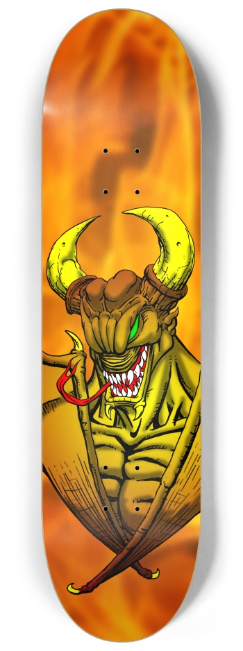 demon crest 8-1/4 Skateboard Deck