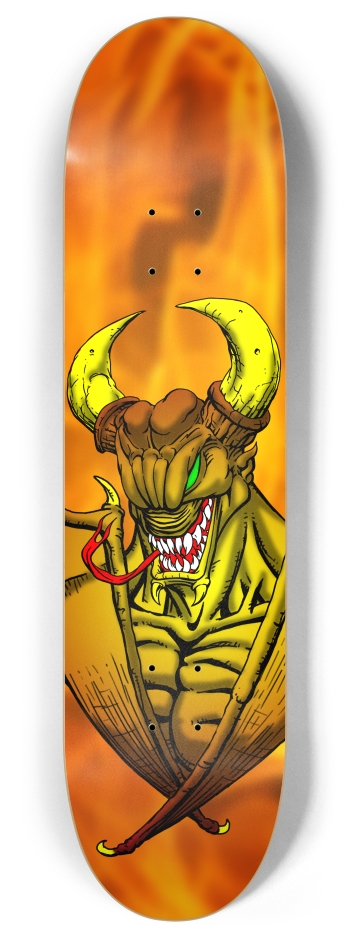 demon crest 8 Inch Skateboard Deck