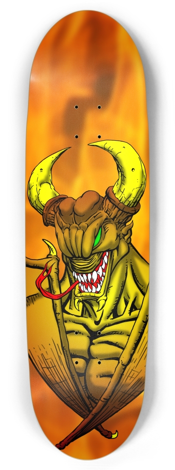 demon crest Football Shape