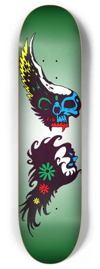 yin yang 8 Inch Skateboard Deck