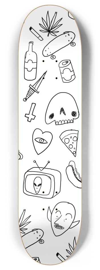 Friday Night 8 Inch Skateboard Deck