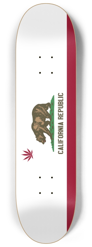 California Weed 8-1/4 Skateboard Deck