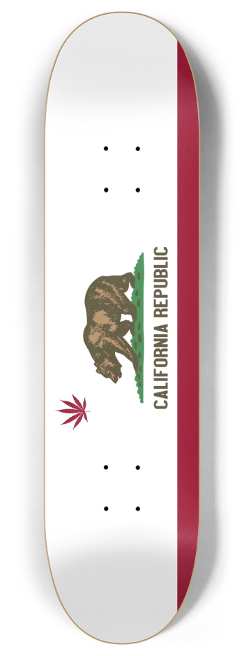 California Weed 8 Inch Skateboard Deck