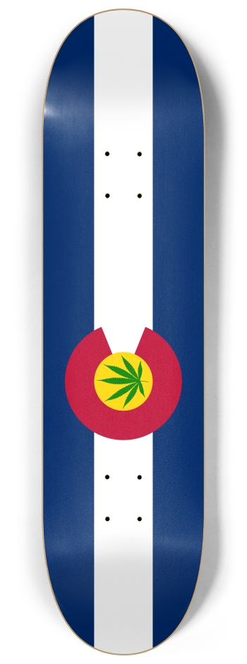 Colorado Weed 8-1/4 Skateboard Deck