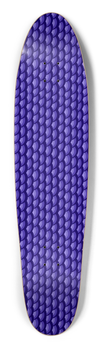 Blue Scales Longboard Shape