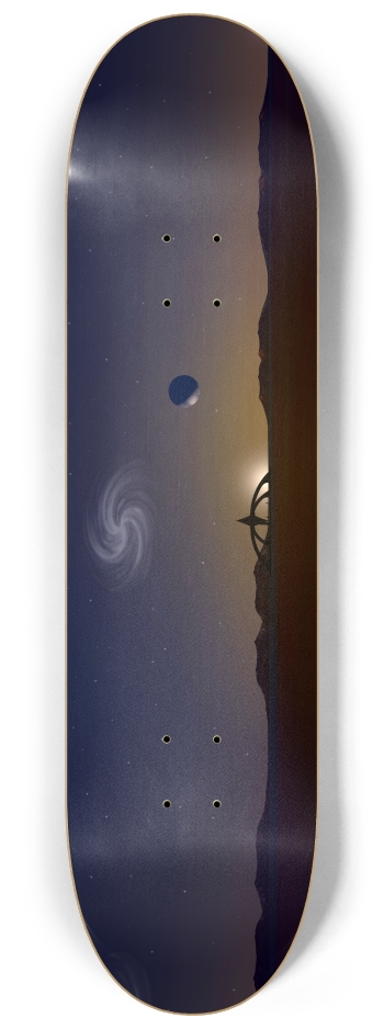 Alien Planet 8-1/4 Skateboard Deck