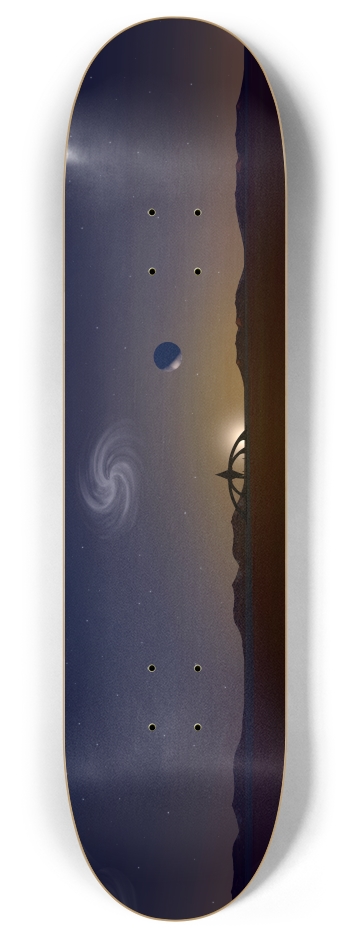 Alien Planet 8 Inch Skateboard Deck
