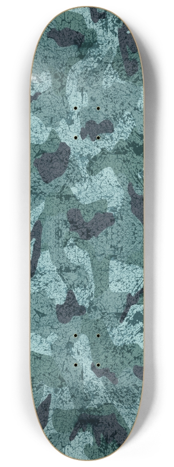 QuietYell Camo 09, River 8-1/4 Skateboard Deck
