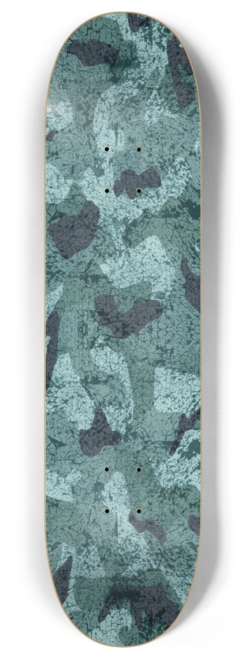 QuietYell Camo 09, River 8 Inch Skateboard Deck