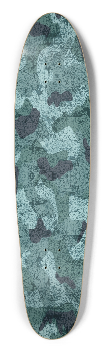 QuietYell Camo 09, River Longboard Shape