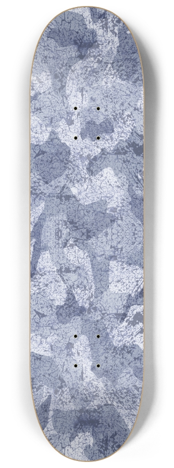 QuietYell Camo 10, Ice 8-1/4 Skateboard Deck
