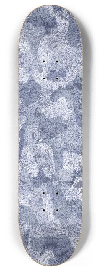 QuietYell Camo 10, Ice 8 Inch Skateboard Deck